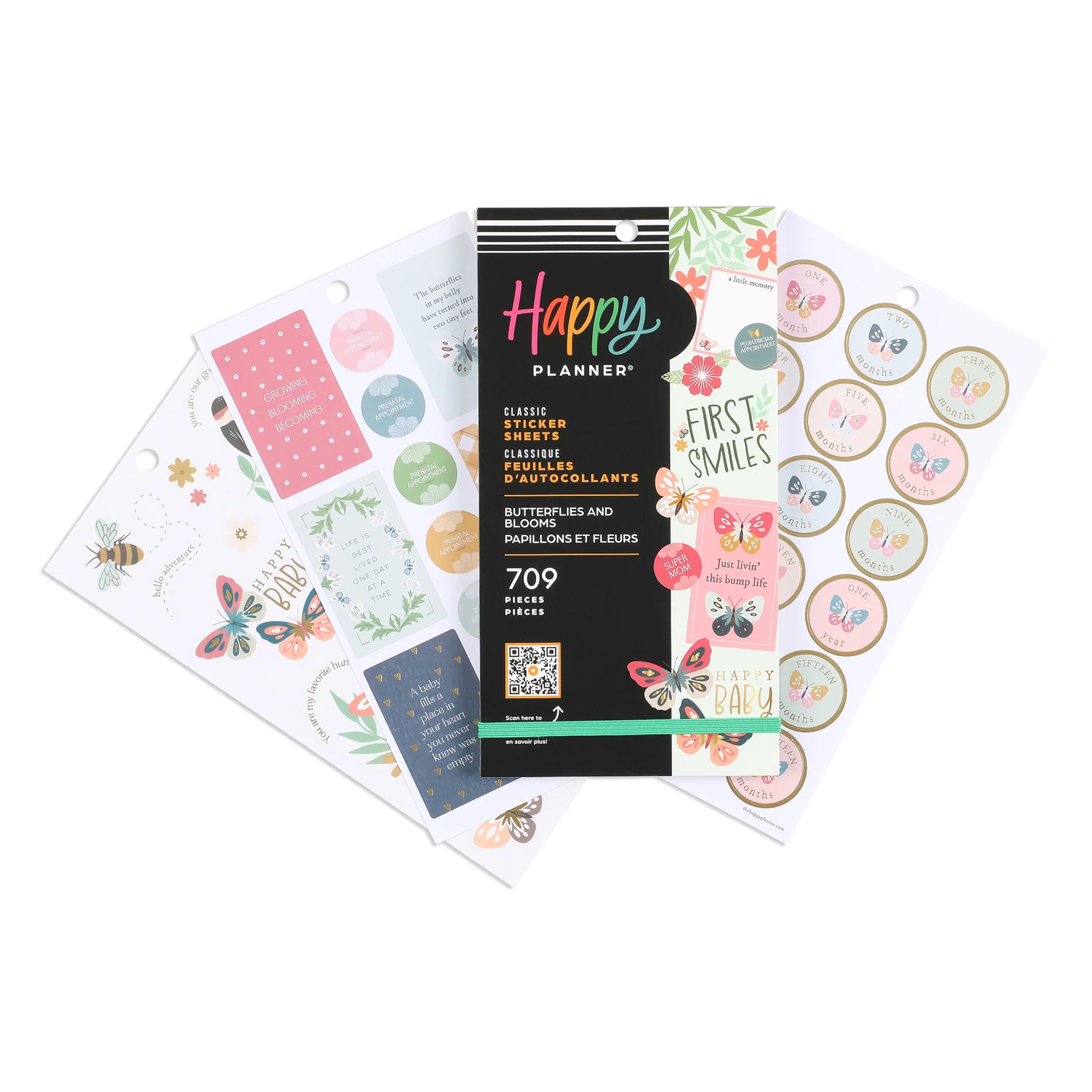 Butterflies and Blooms Baby - Value Pack Stickers - Image 6