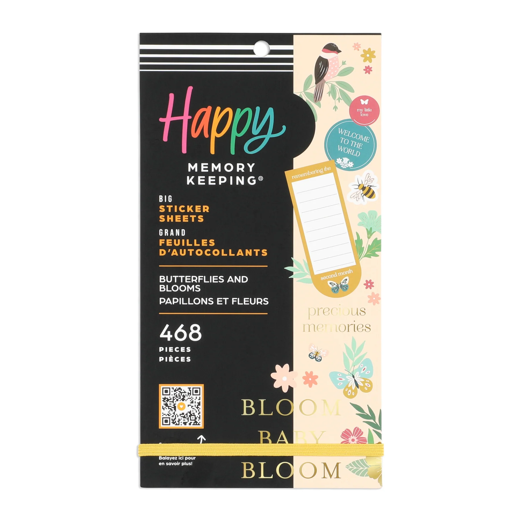 Butterflies and Blooms Baby - Value Pack Stickers - Big - Image 5
