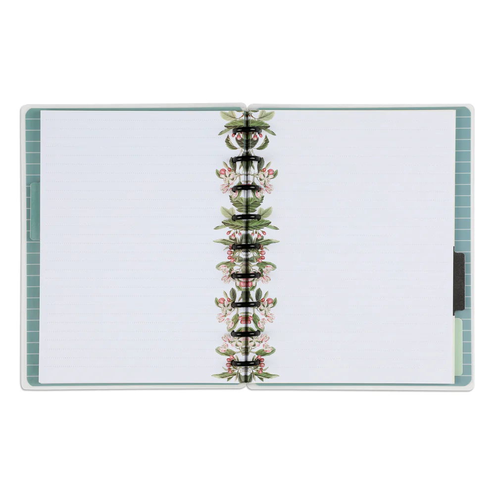 Butterflies & Blooms Classic Notebook - Dot Lined Pages - 60 Sheets - Image 3