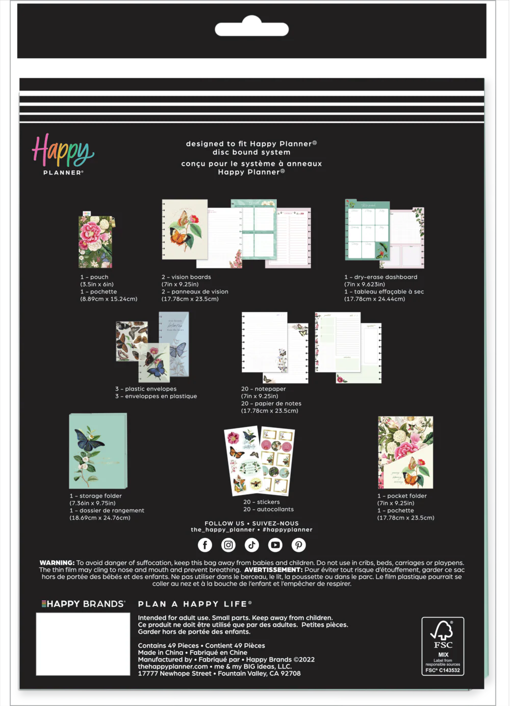 Butterflies & Blooms - Classic Planner Companion - Image 8