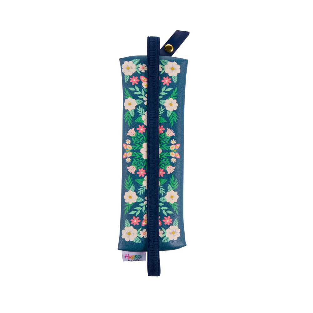 Butterflies and Blooms - Slim Banded Pen Pouch - Image 4