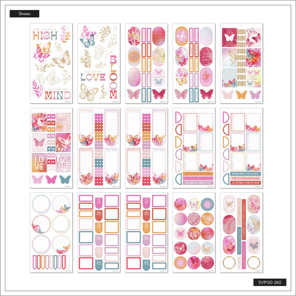 Butterfly Bliss - Value Pack Stickers - Image 6