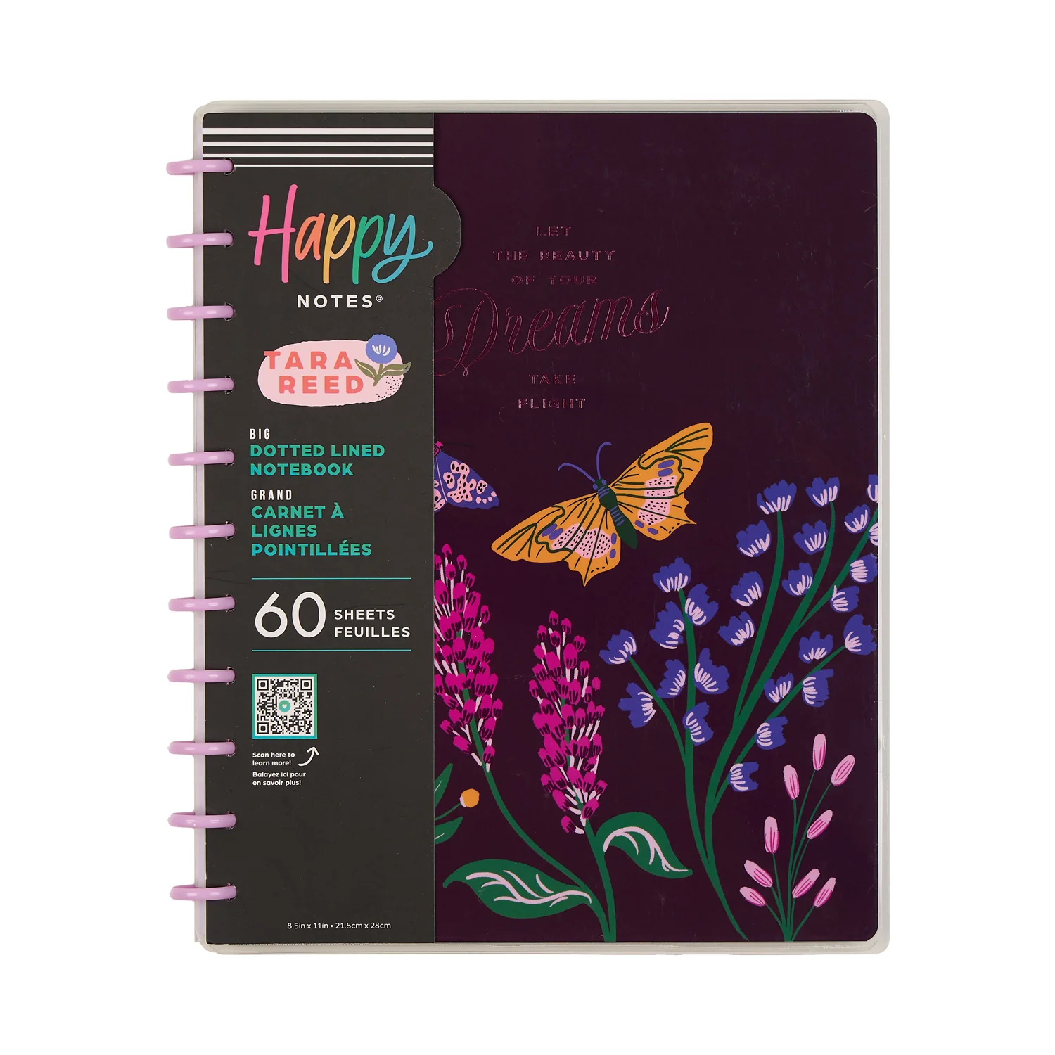 Butterfly Botanics - Dotted Lined Big Notebook - 60 Sheets - Image 13