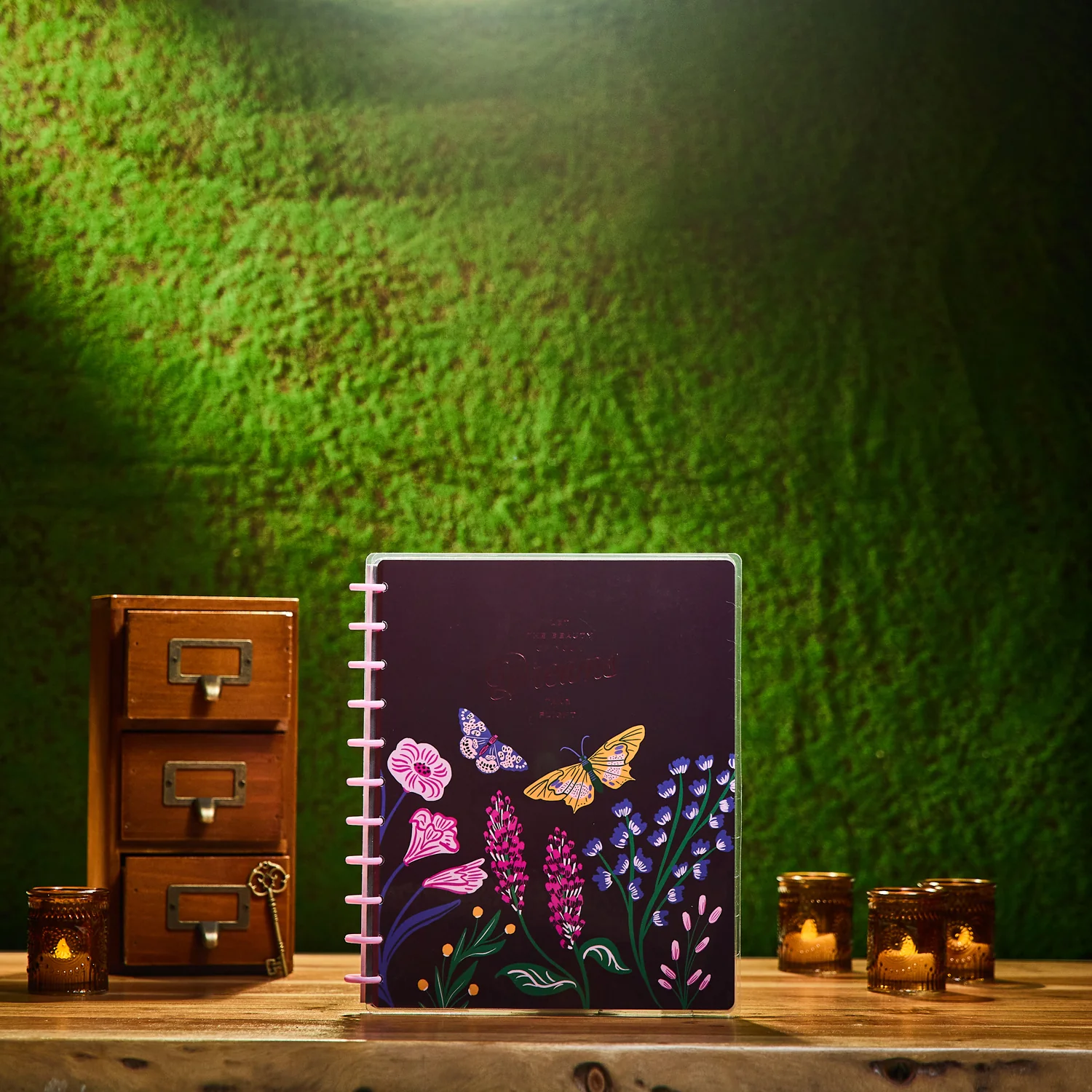 Butterfly Botanics - Dotted Lined Big Notebook - 60 Sheets - Image 3