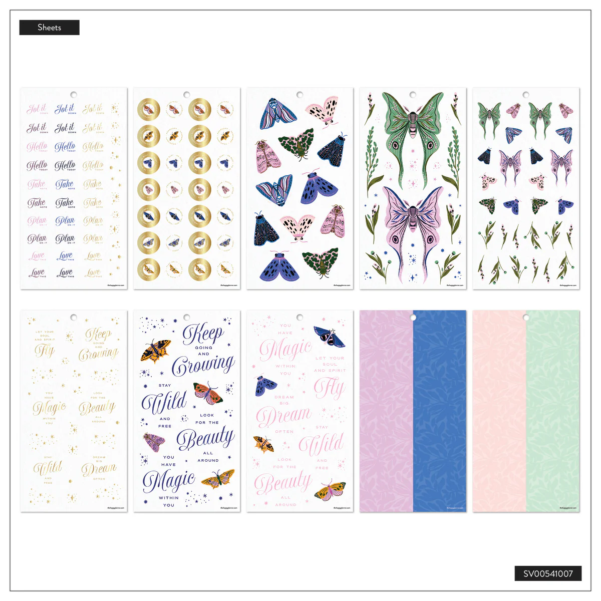 Butterfly Botanics - Value Pack Stickers  - Image 9