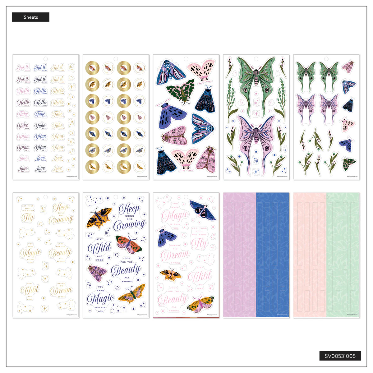 Butterfly Botanics - Value Pack Stickers - Big - Image 10