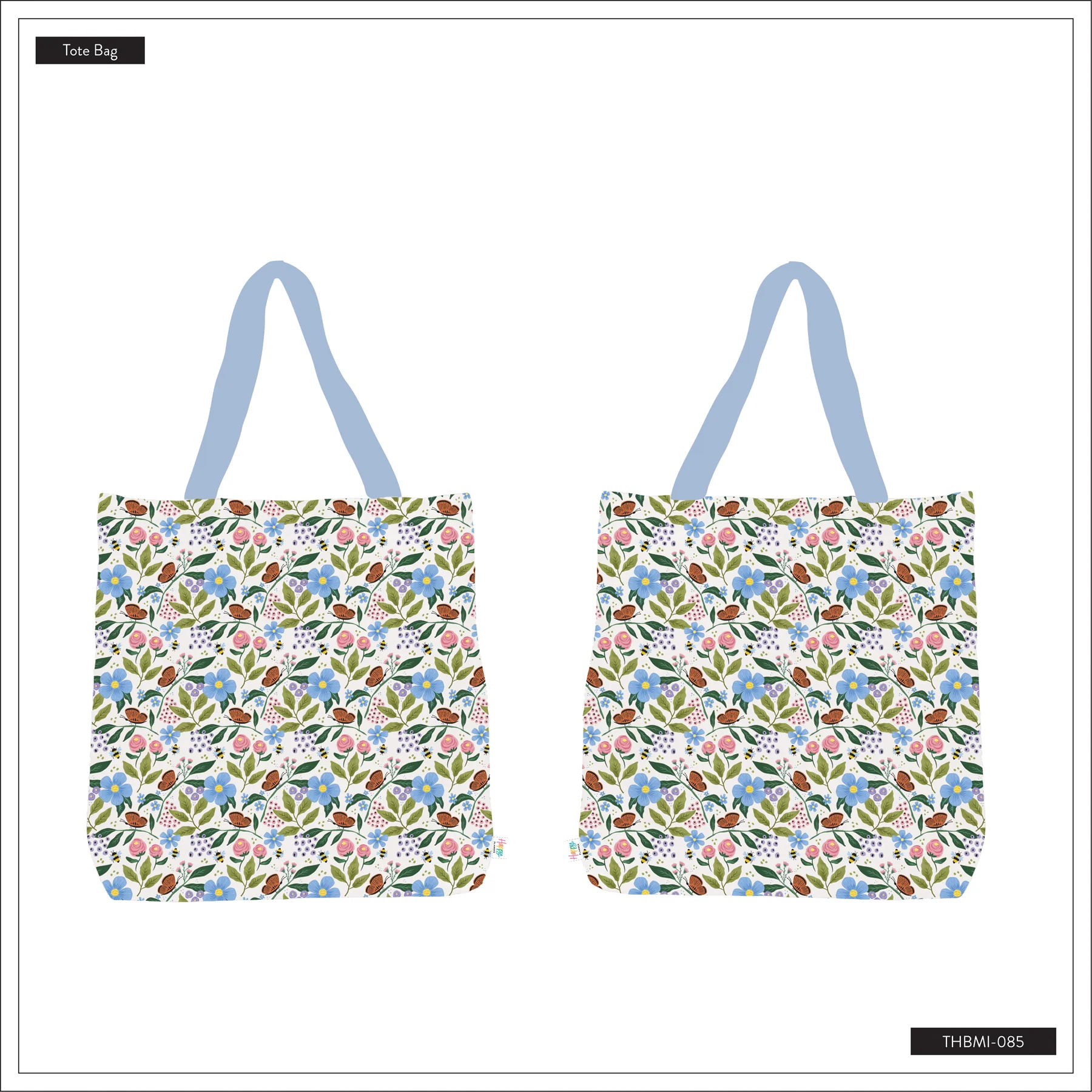 Buzzy Garden - Canvas Tote Bag - Image 4