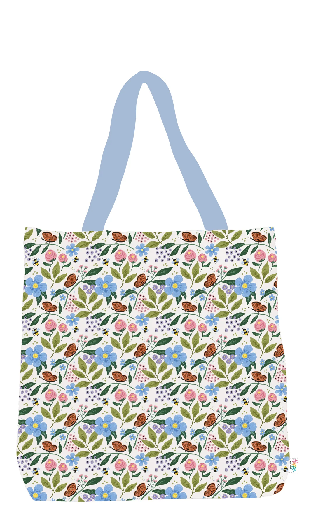 Buzzy Garden - Canvas Tote Bag - Image 6