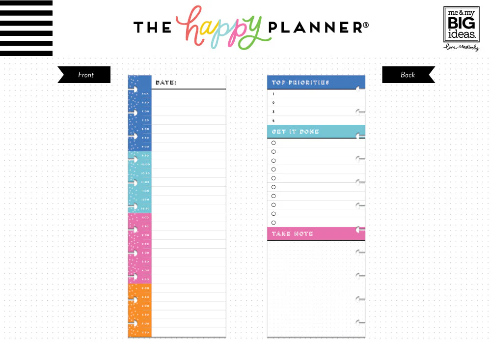 By the Hour - Big Half Sheet Filler Paper - 60 Sheets - Image 2