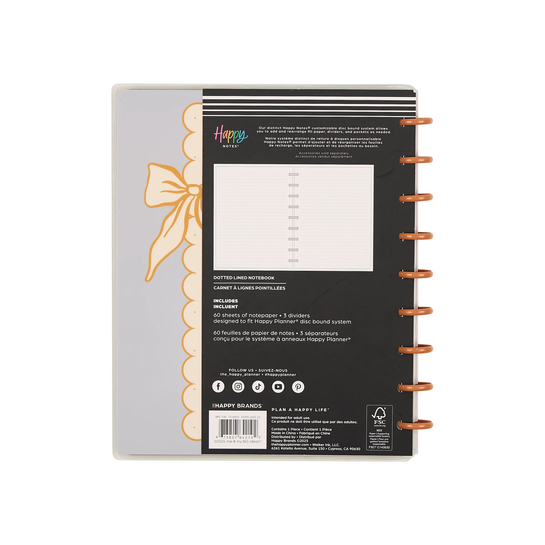 Café Coquette - Dotted Lined Classic Notebook - 60 Sheets - Image 16