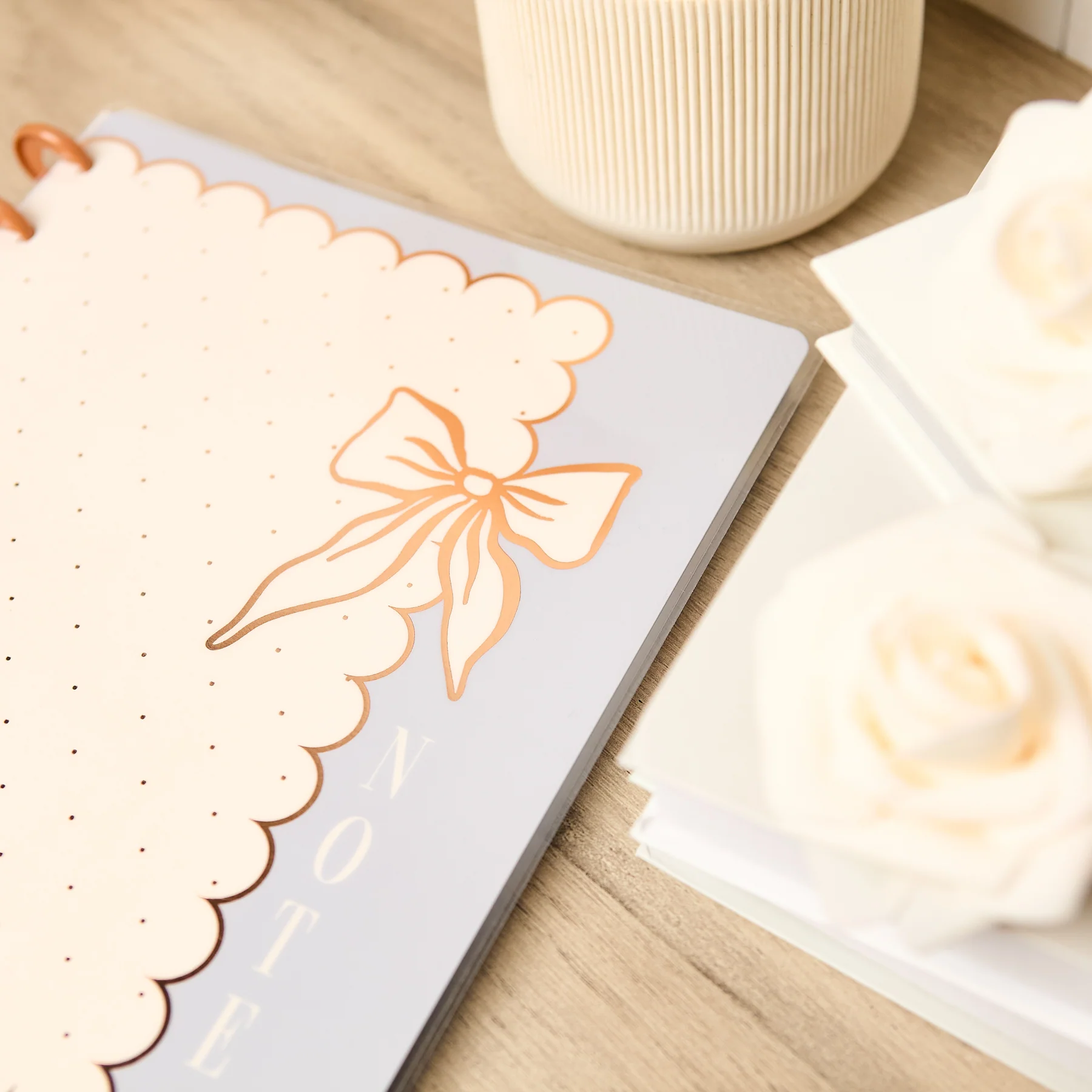 Café Coquette - Dotted Lined Classic Notebook - 60 Sheets - Image 4
