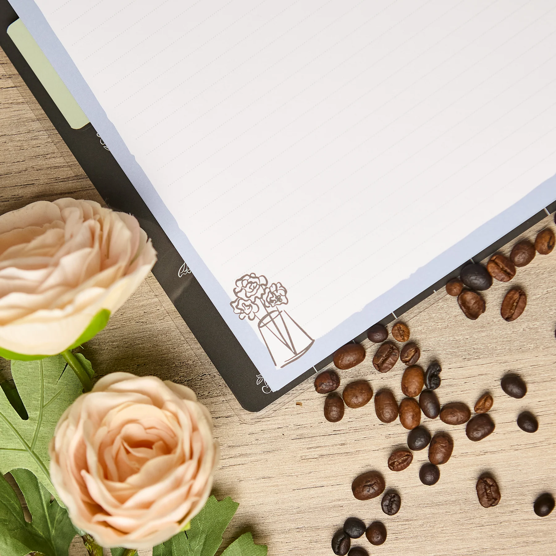 Café Coquette - Dotted Lined Classic Notebook - 60 Sheets - Image 7