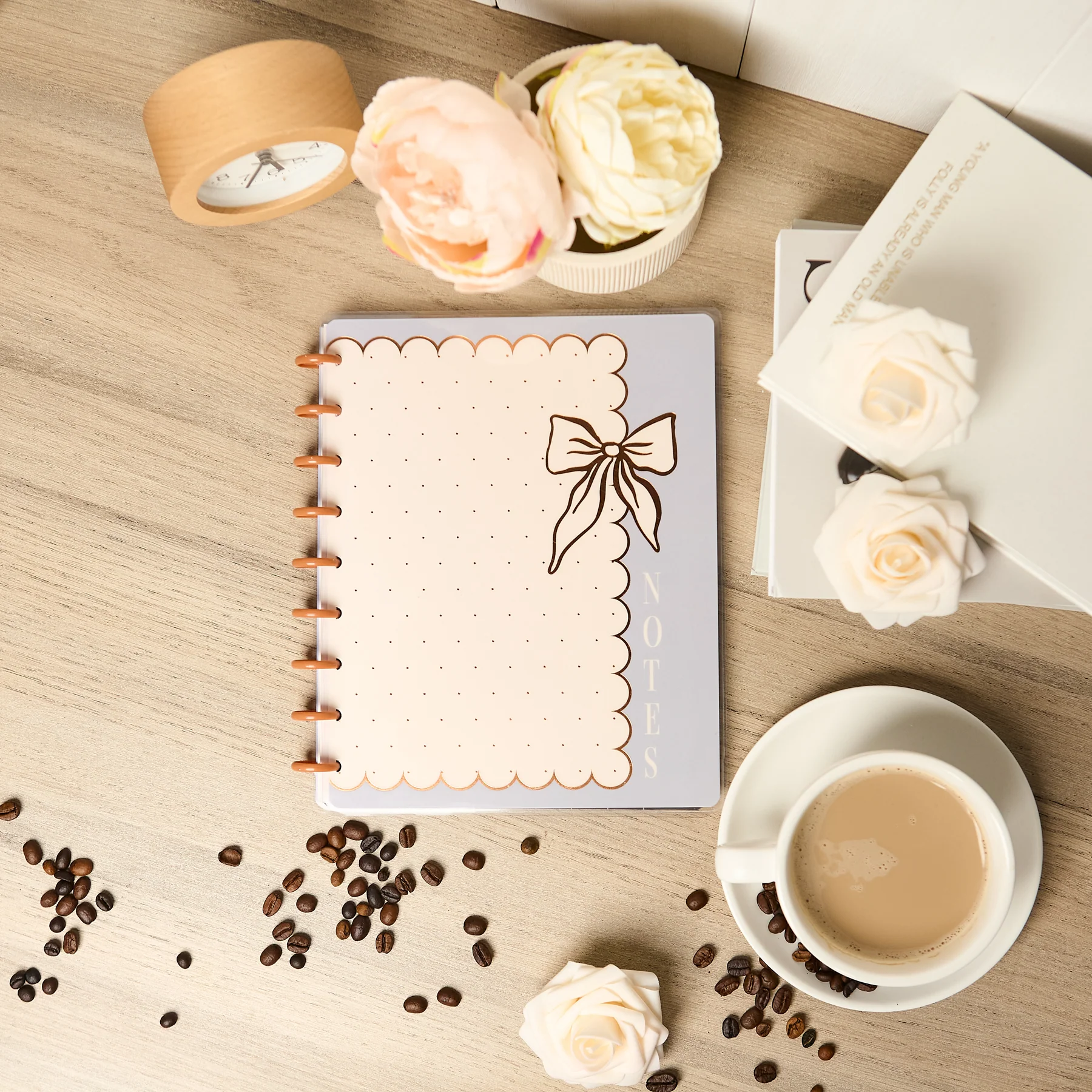 Café Coquette - Dotted Lined Classic Notebook - 60 Sheets - Image 9