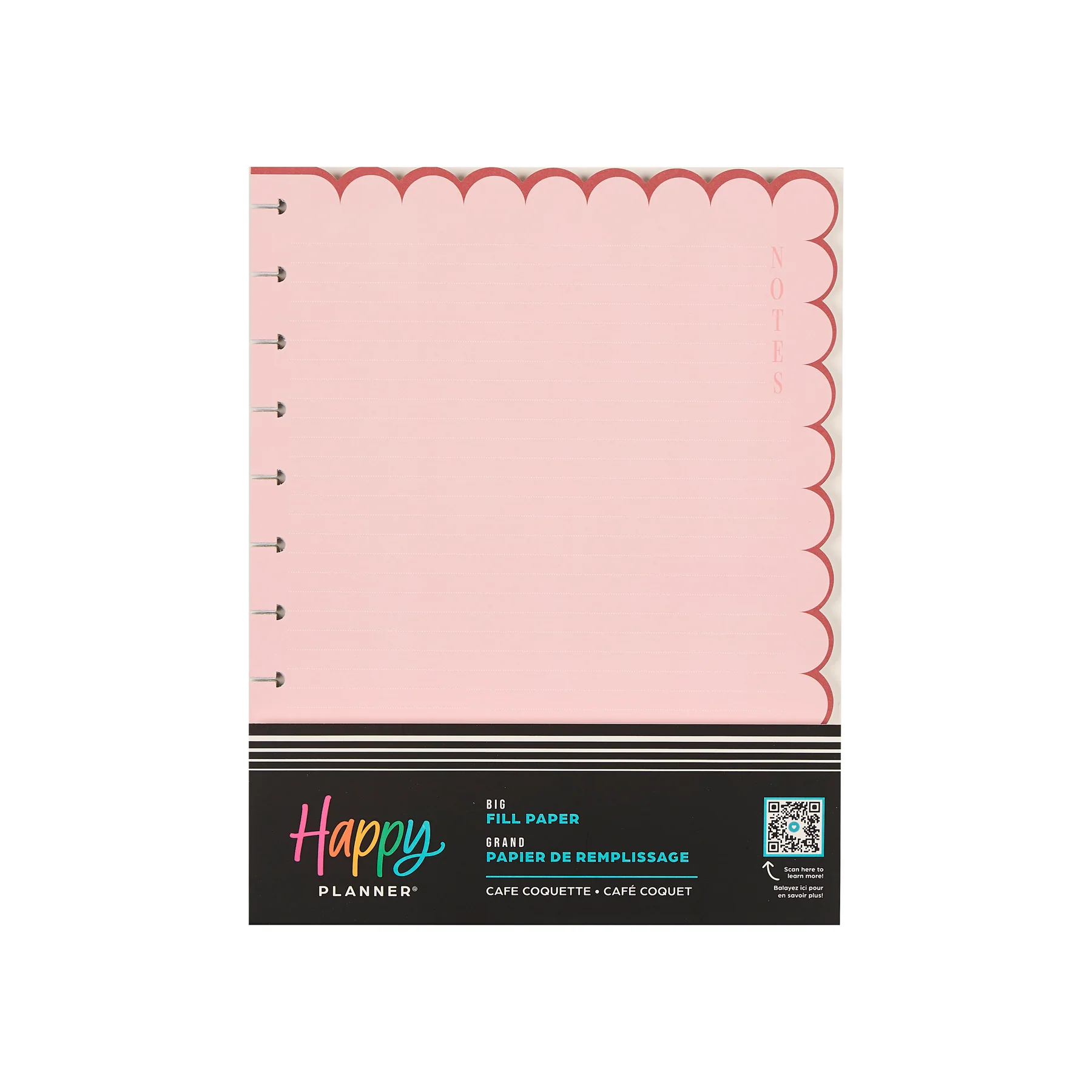 Café Coquette - Scalloped Edge Dotted Lined Big Filler Paper - 40 Sheets - Image 11