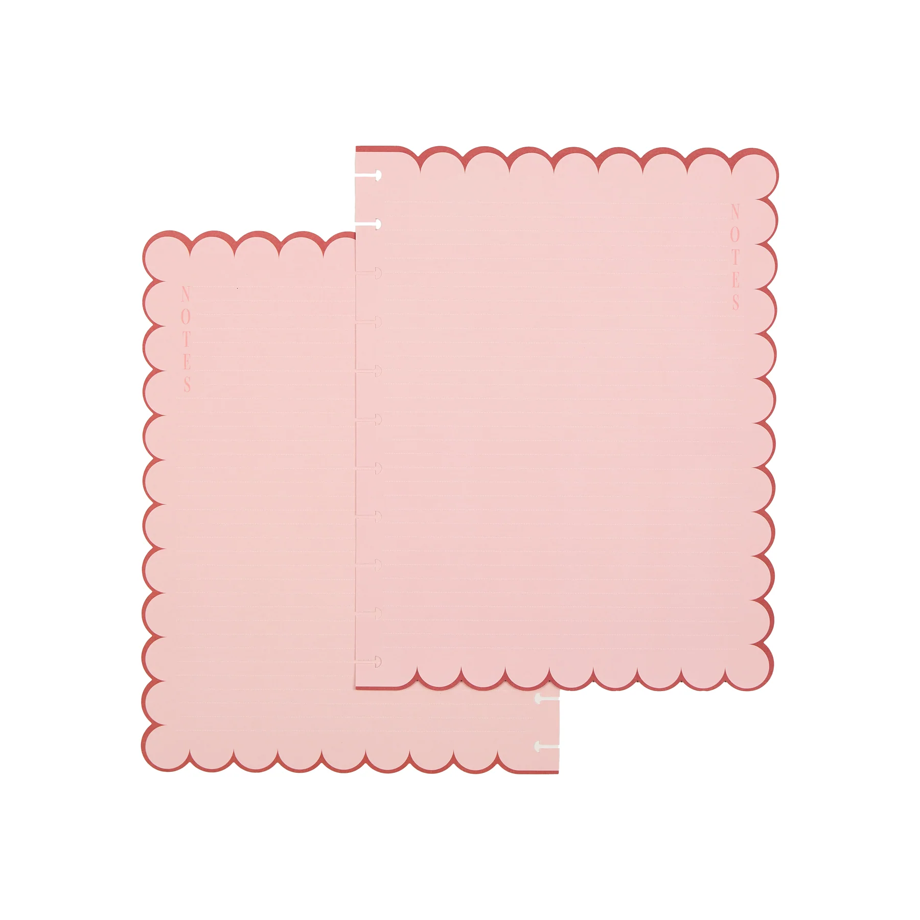 Café Coquette - Scalloped Edge Dotted Lined Big Filler Paper - 40 Sheets - Image 8