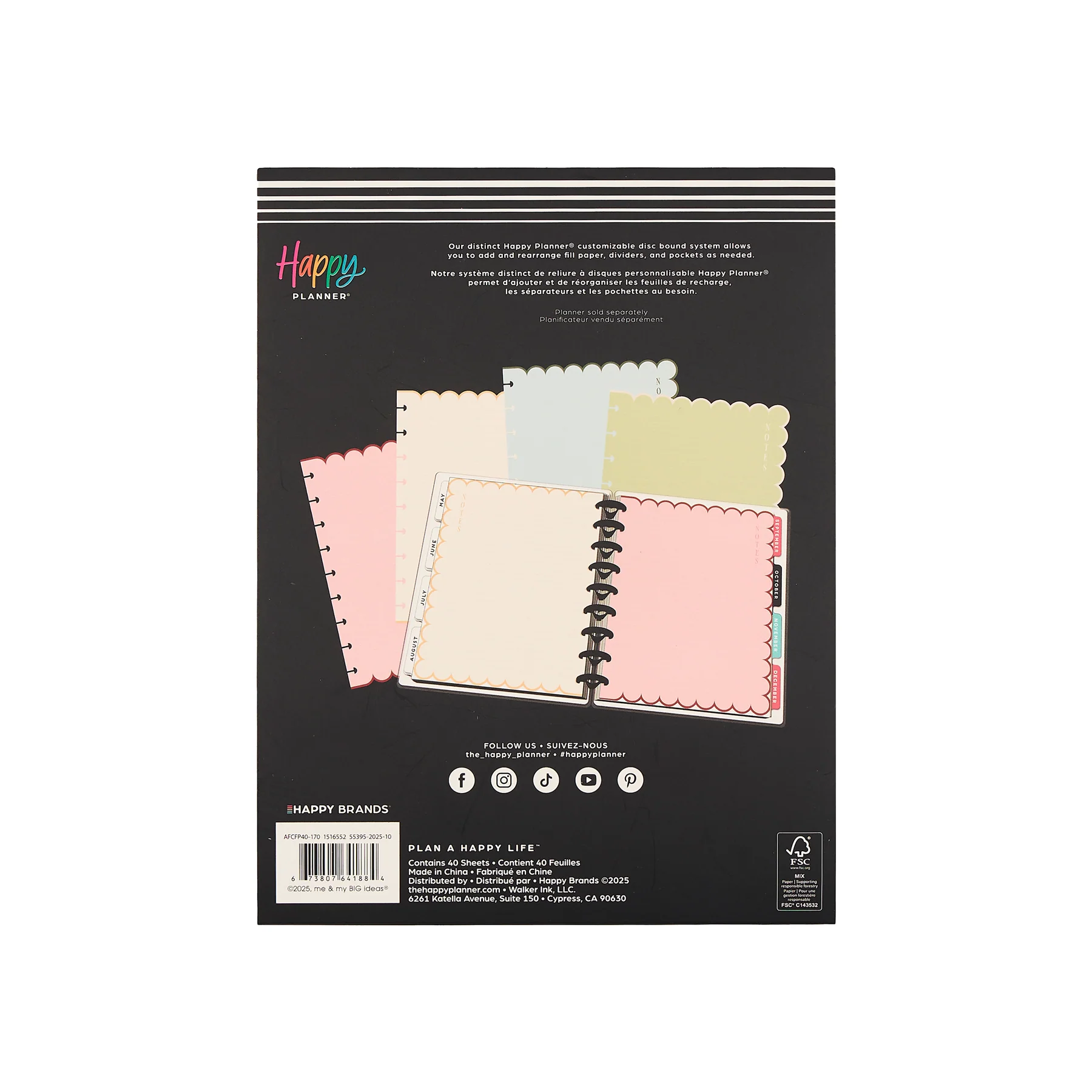 Café Coquette - Scalloped Edge Dotted Lined Classic Filler Paper - 40 Sheets - Image 12