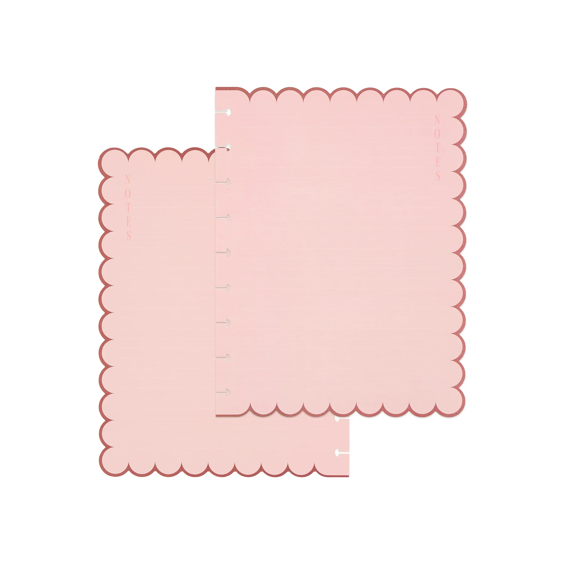 Café Coquette - Scalloped Edge Dotted Lined Classic Filler Paper - 40 Sheets - Image 8