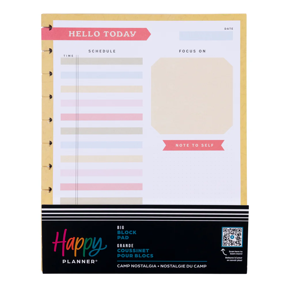 Camp Nostalgia - Big Block Notepad - 100 Sheets - Image 3