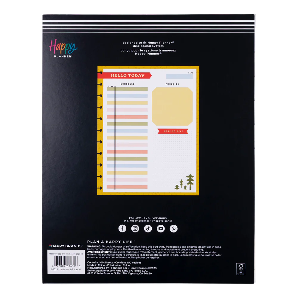 Camp Nostalgia - Big Block Notepad - 100 Sheets - Image 4