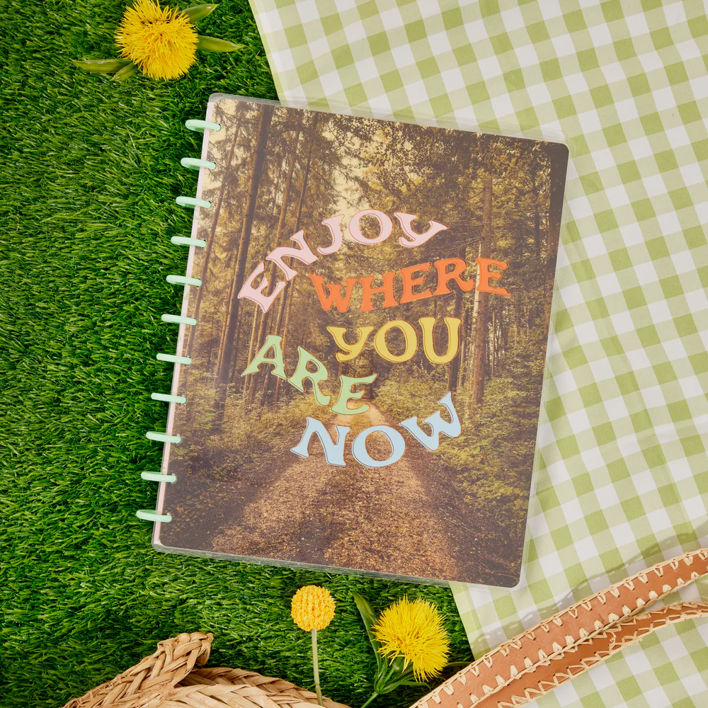 Camp Nostalgia - Dotted Lined + Dot Grid Big Notebook - 60 Sheets - Image 4
