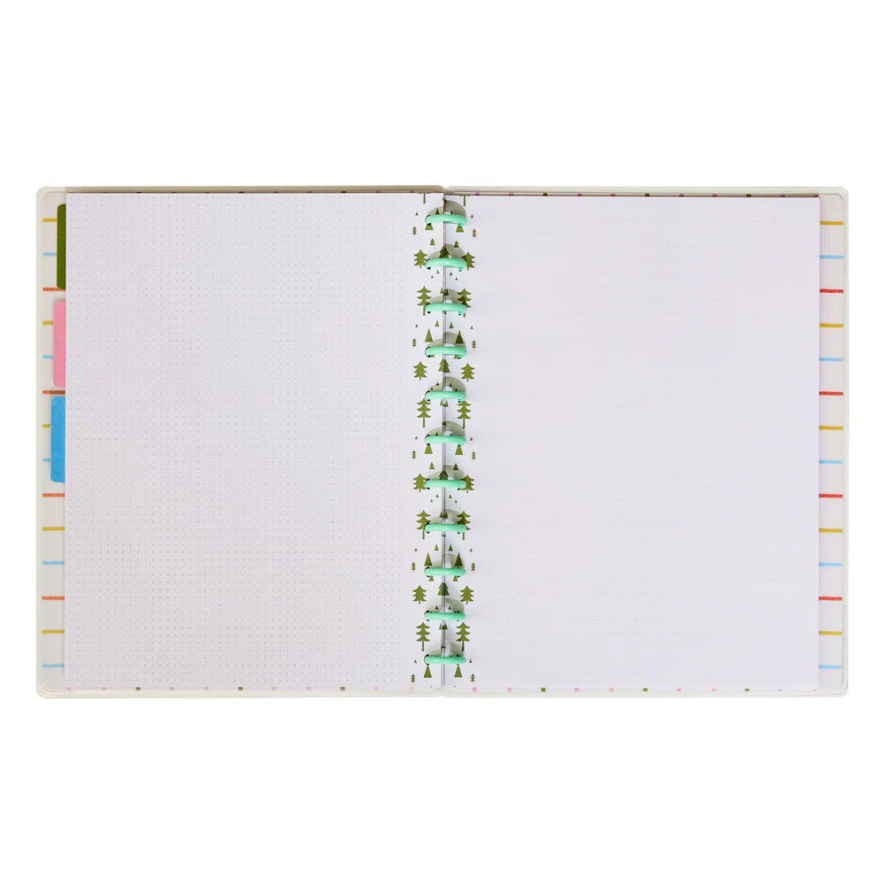 Camp Nostalgia - Dotted Lined + Dot Grid Big Notebook - 60 Sheets - Image 5