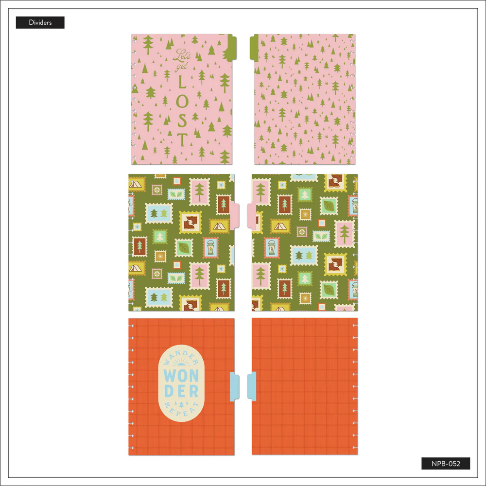 Camp Nostalgia - Dotted Lined + Dot Grid Big Notebook - 60 Sheets - Image 6