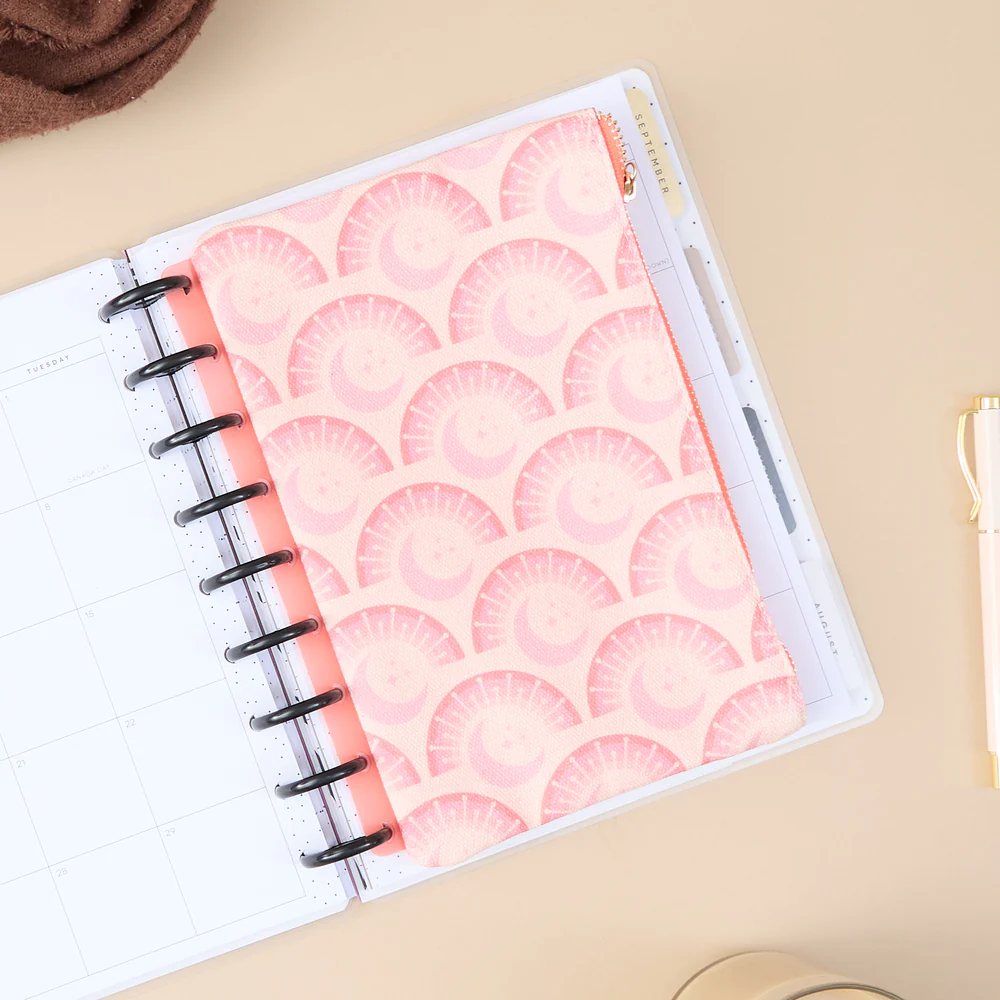 Cat Coq x Happy Planner Retro Sunset - Classic Snap In Pen Pouch - Image 2