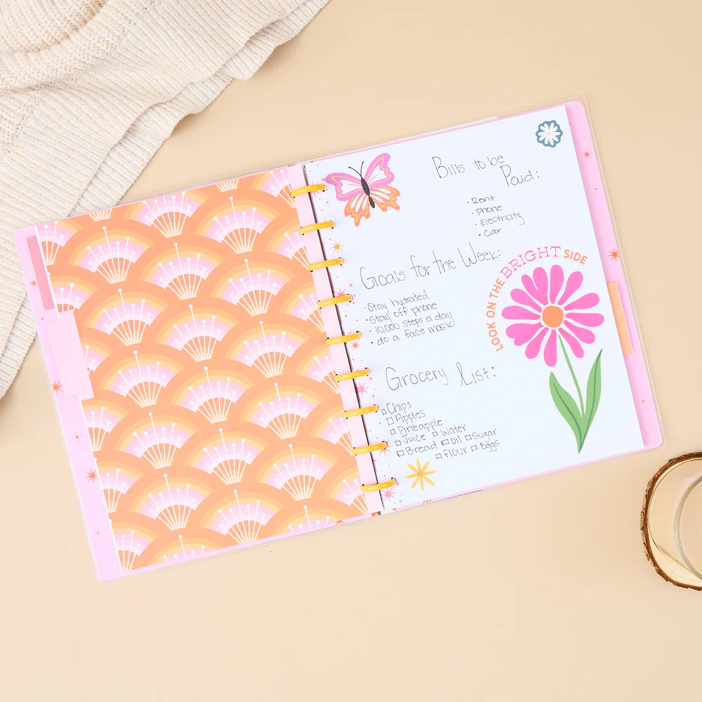 Cat Coq x Happy Planner Retro Sunset - Dotted Lined Classic Notebook - 60 Sheets - Image 2
