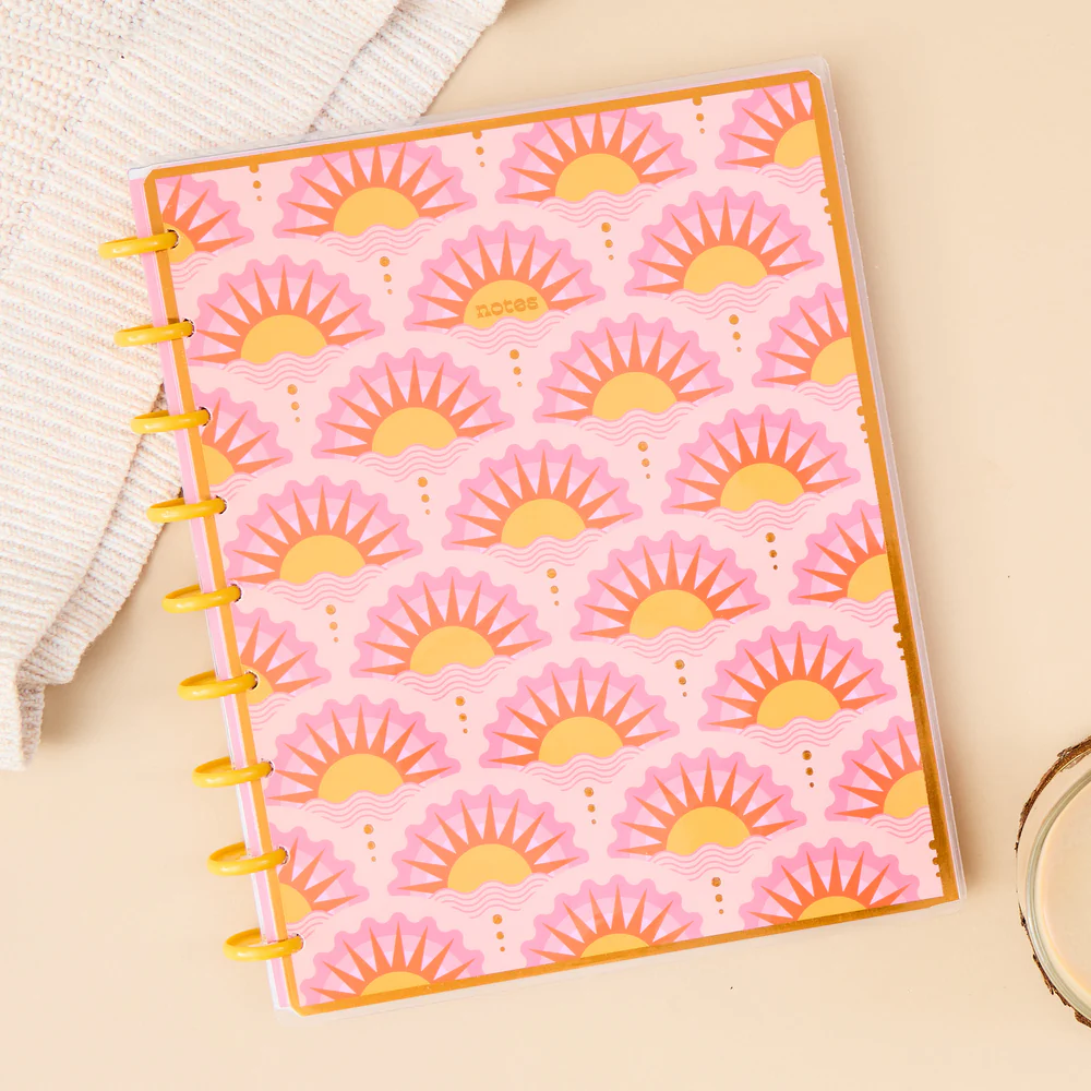 Cat Coq x Happy Planner Retro Sunset - Dotted Lined Classic Notebook - 60 Sheets - Image 3