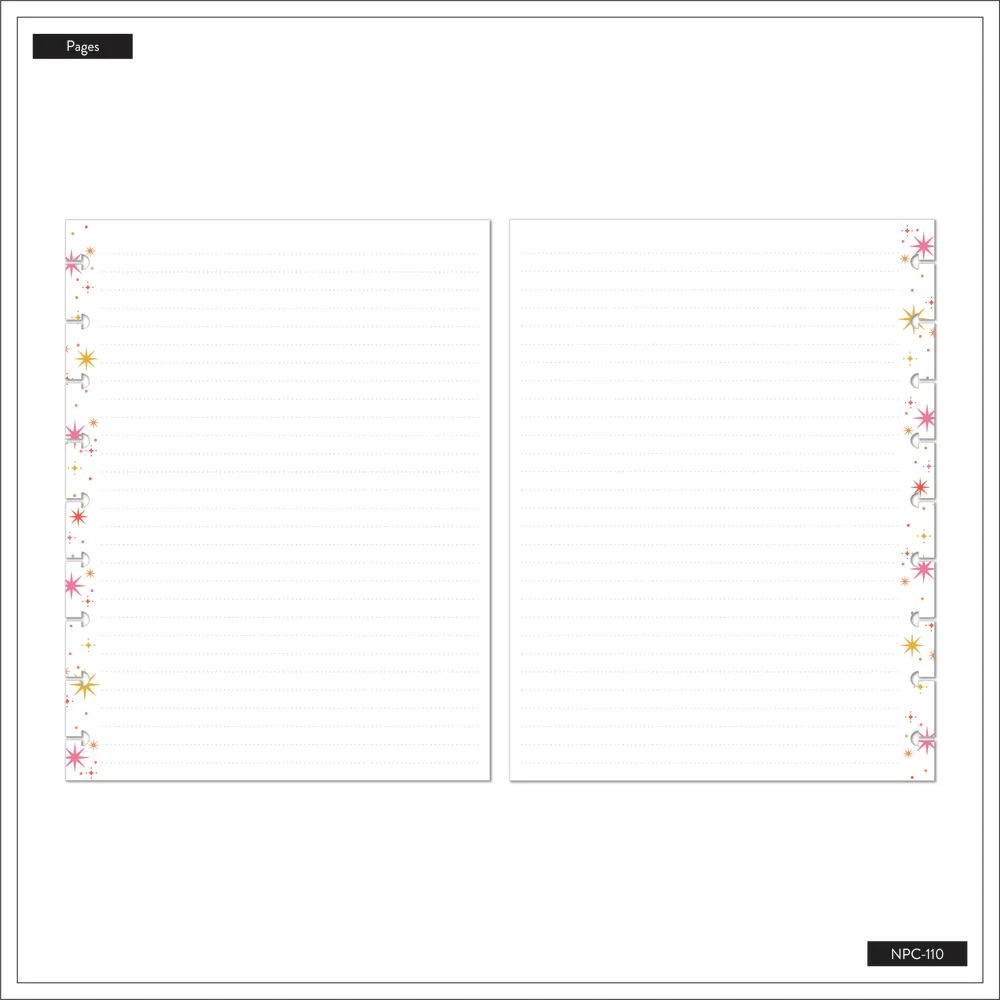 Cat Coq x Happy Planner Retro Sunset - Dotted Lined Classic Notebook - 60 Sheets - Image 7