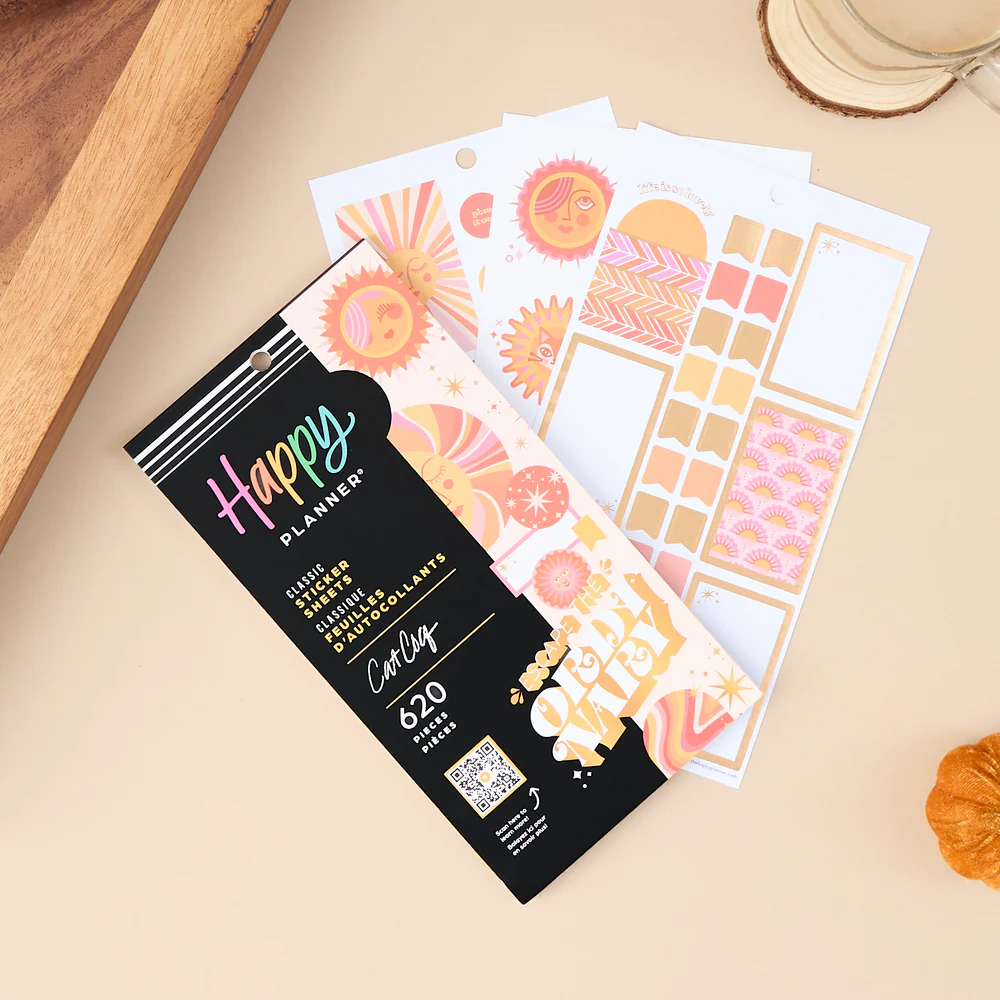 Cat Coq x Happy Planner Retro Sunset - Value Pack Stickers - Image 2