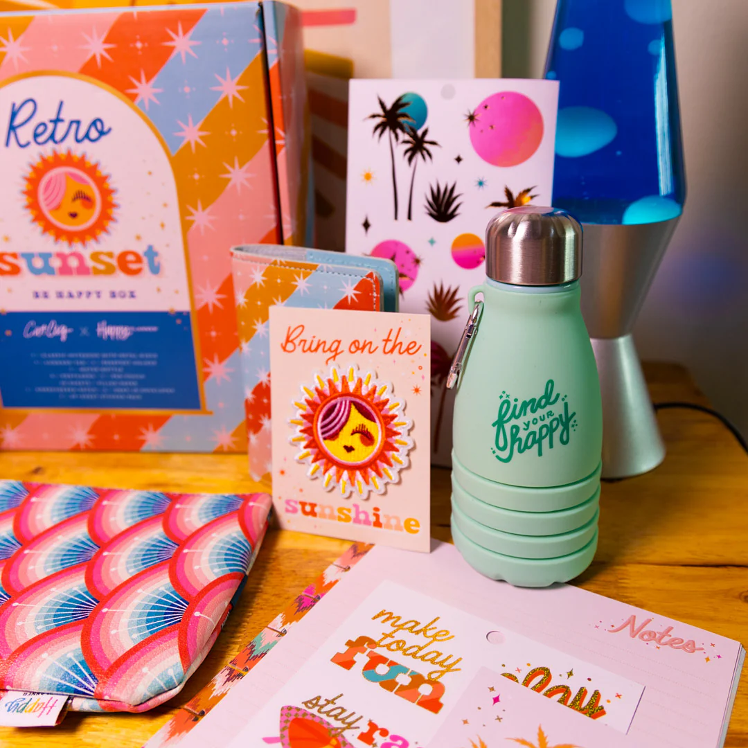 Cat Coq x Happy Planner Retro Sunset Traveler - Be Happy Box - Image 12