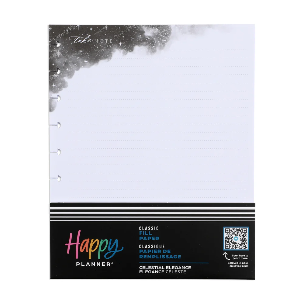 Celestial Elegance - Dotted Lined Classic Filler Paper - 40 Sheets - Image 4