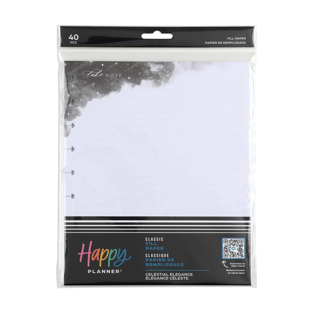 Celestial Elegance - Dotted Lined Classic Filler Paper - 40 Sheets - Image 6