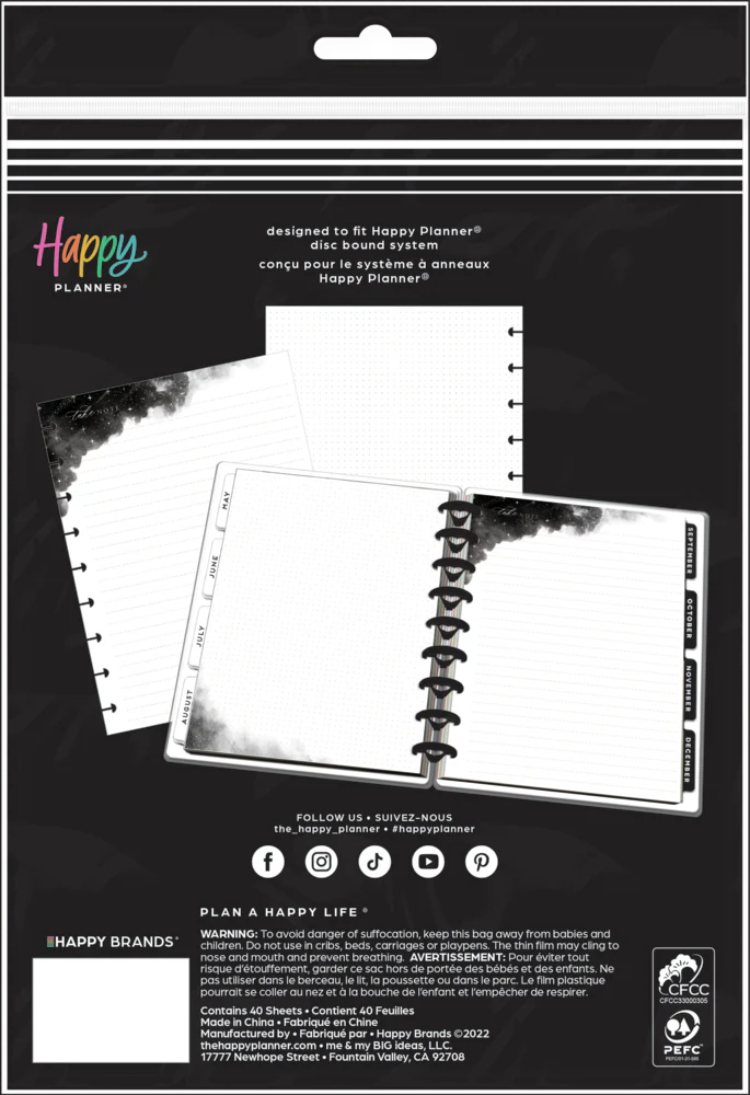 Celestial Elegance - Dotted Lined Classic Filler Paper - 40 Sheets - Image 7
