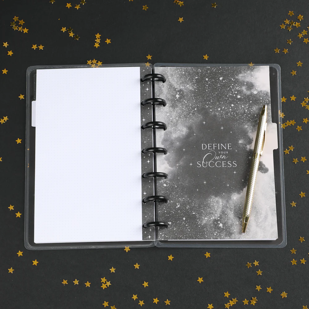 Celestial Elegance - Dot Grid Mini Notebook - 60 Sheets - Image 3