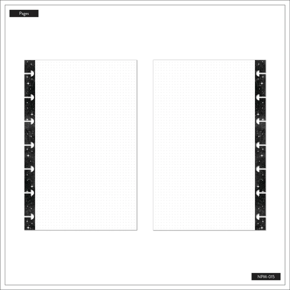 Celestial Elegance - Dot Grid Mini Notebook - 60 Sheets - Image 7