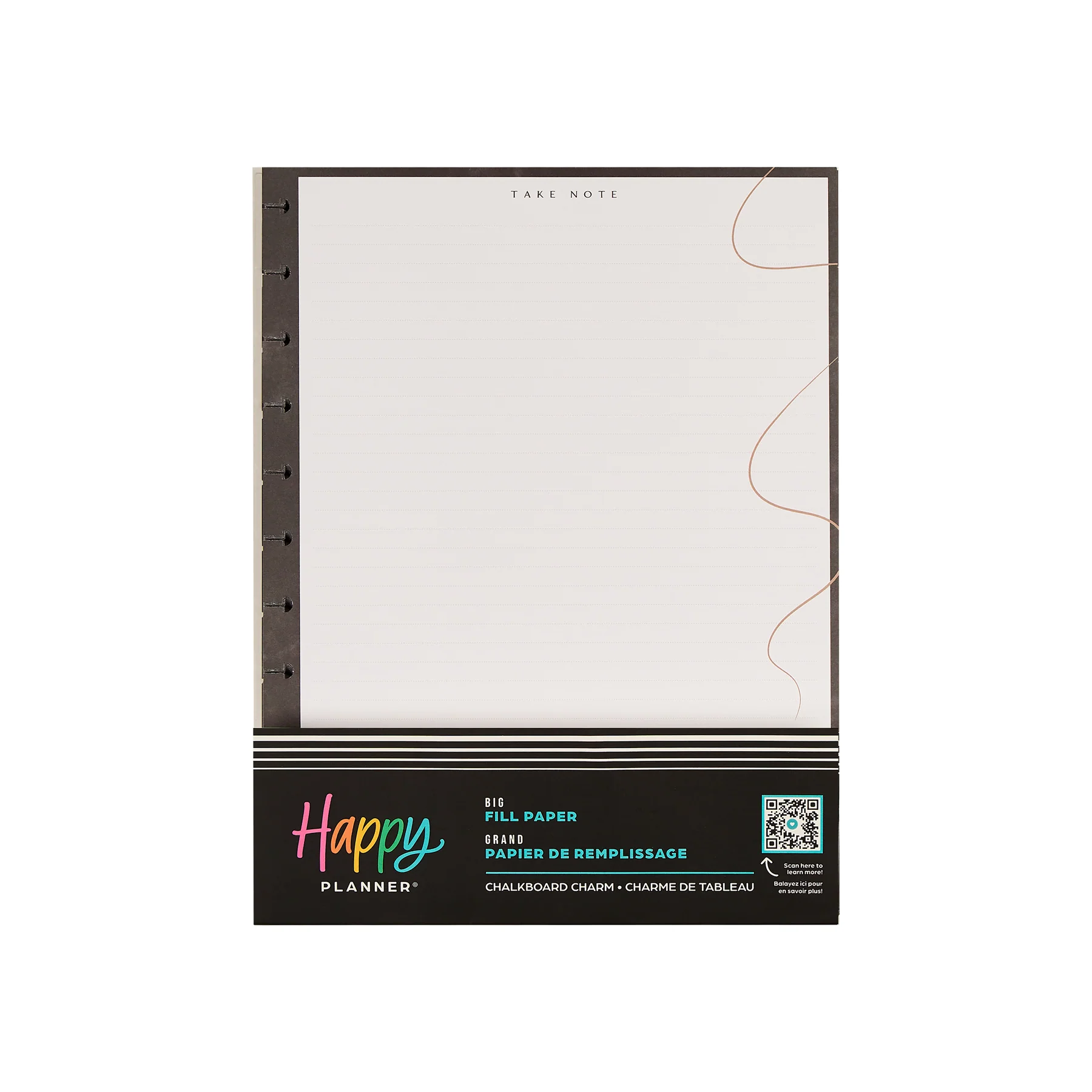 Chalkboard Charm  - Dotted Lined Big Filler Paper - 40 Sheets - Image 11
