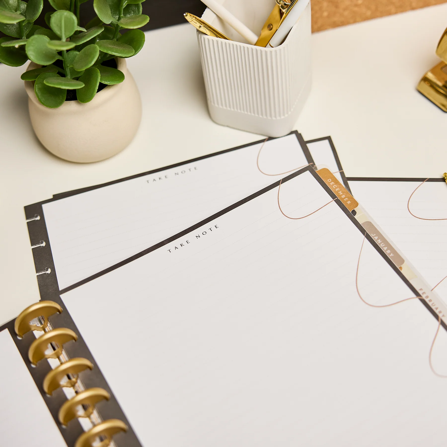 Chalkboard Charm  - Dotted Lined Big Filler Paper - 40 Sheets - Image 6