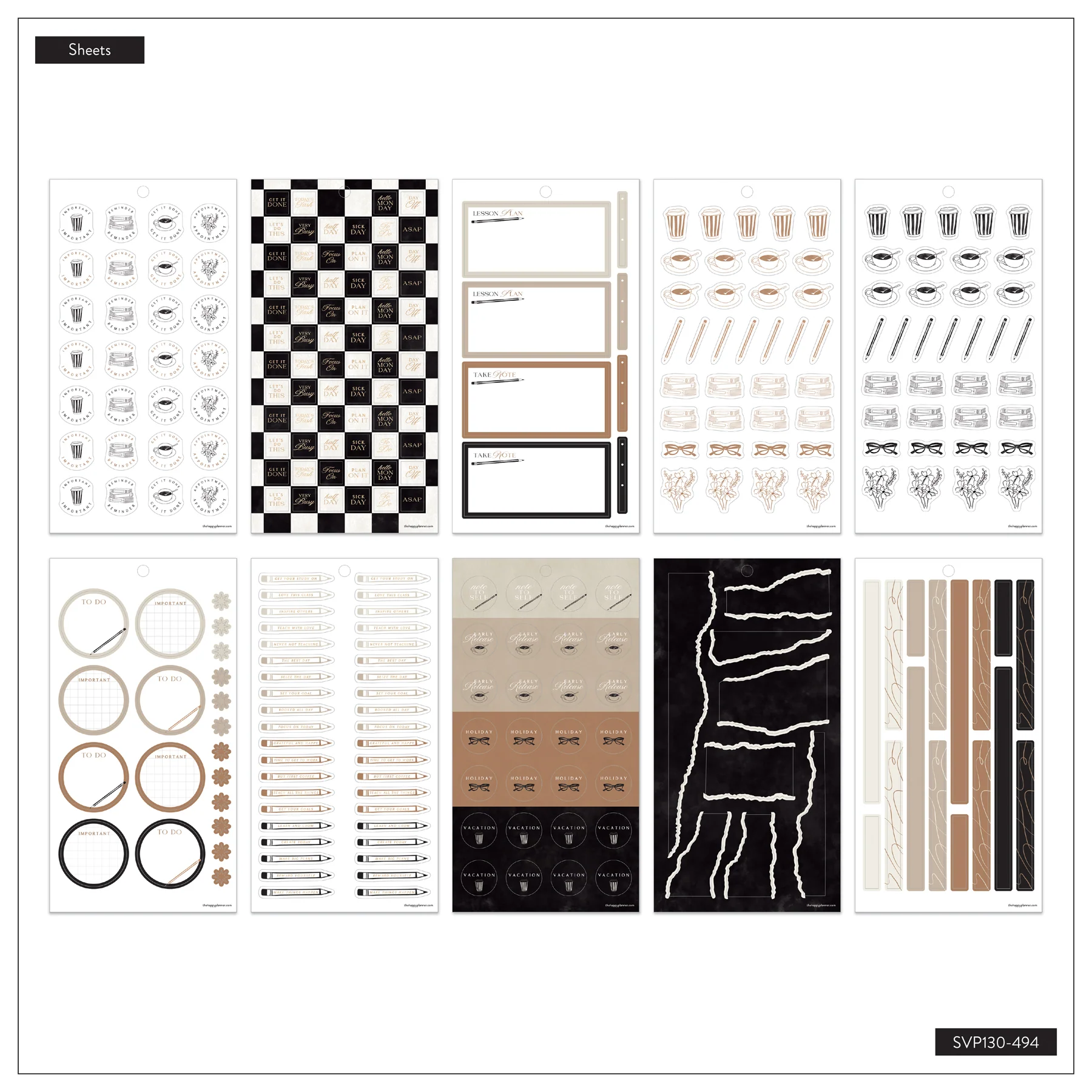 Chalkboard Charm Teacher - Value Pack Stickers - Big - Image 10