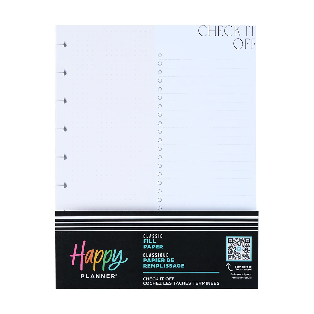 Check It Off - Dot Grid + Checklist Classic Filler Paper - 40 Sheets - Image 5