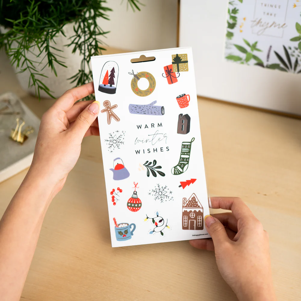 Cheerful Seasonal Stickers - 5 Sticker Sheets - Image 12