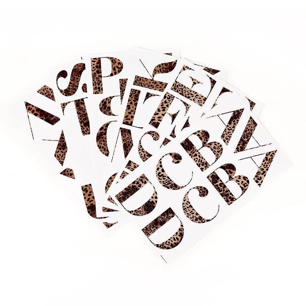 Cheetah Alphabet Stickers - Image 2