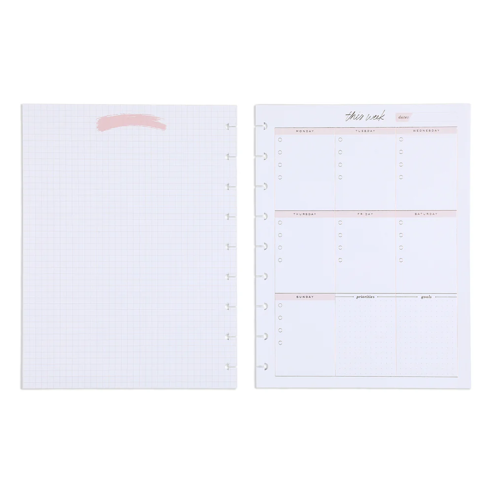 Minimalist Classic Filler Paper - Weekly Schedule - Image 2