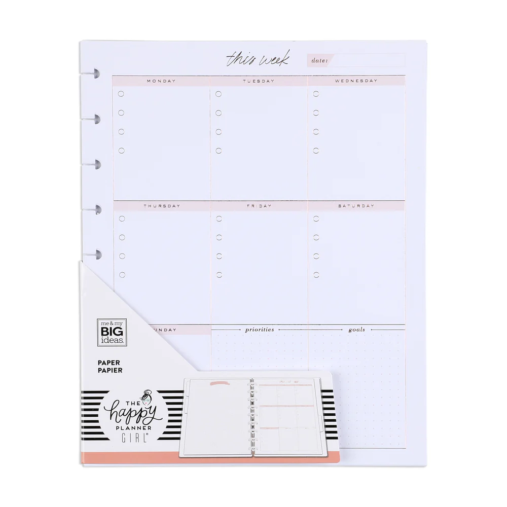 Minimalist Classic Filler Paper - Weekly Schedule - Image 3