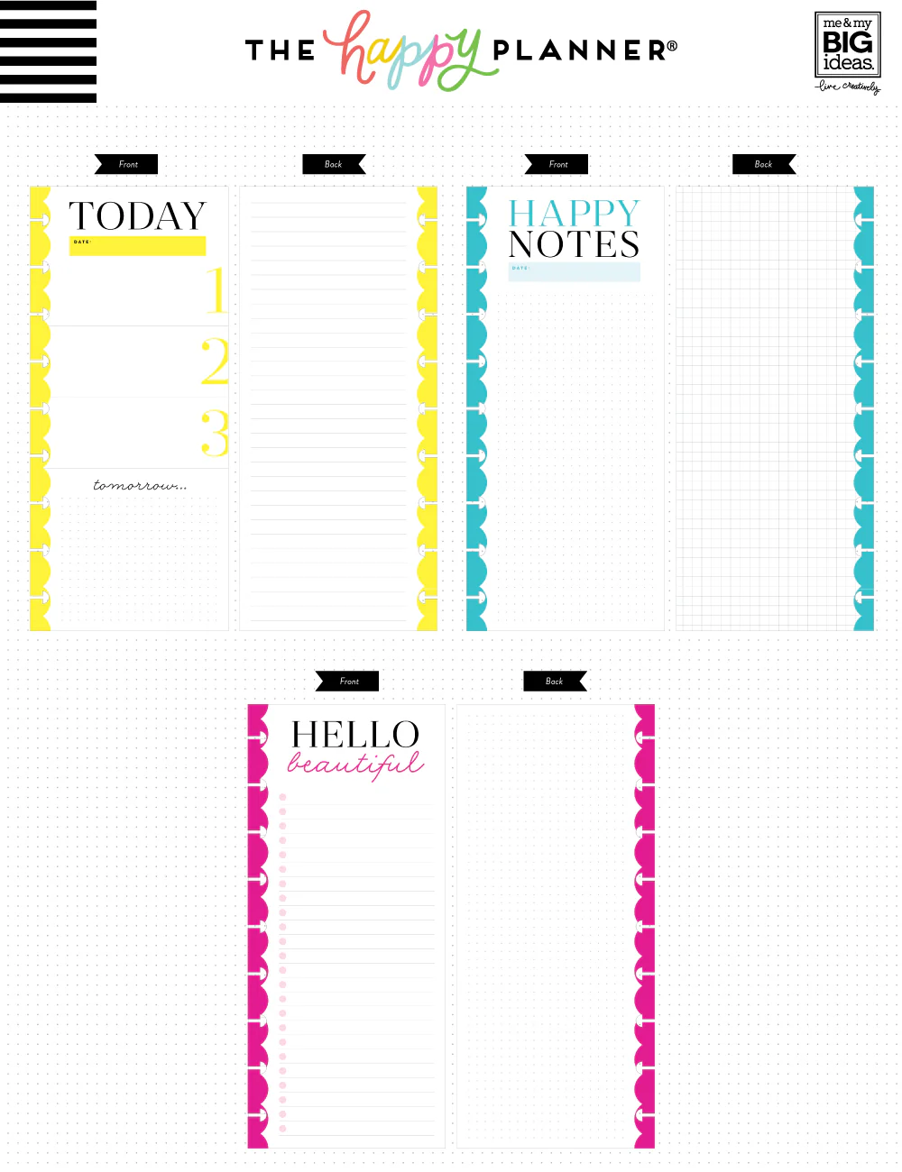 Classic Half Sheet Note Paper - Today - Image 2