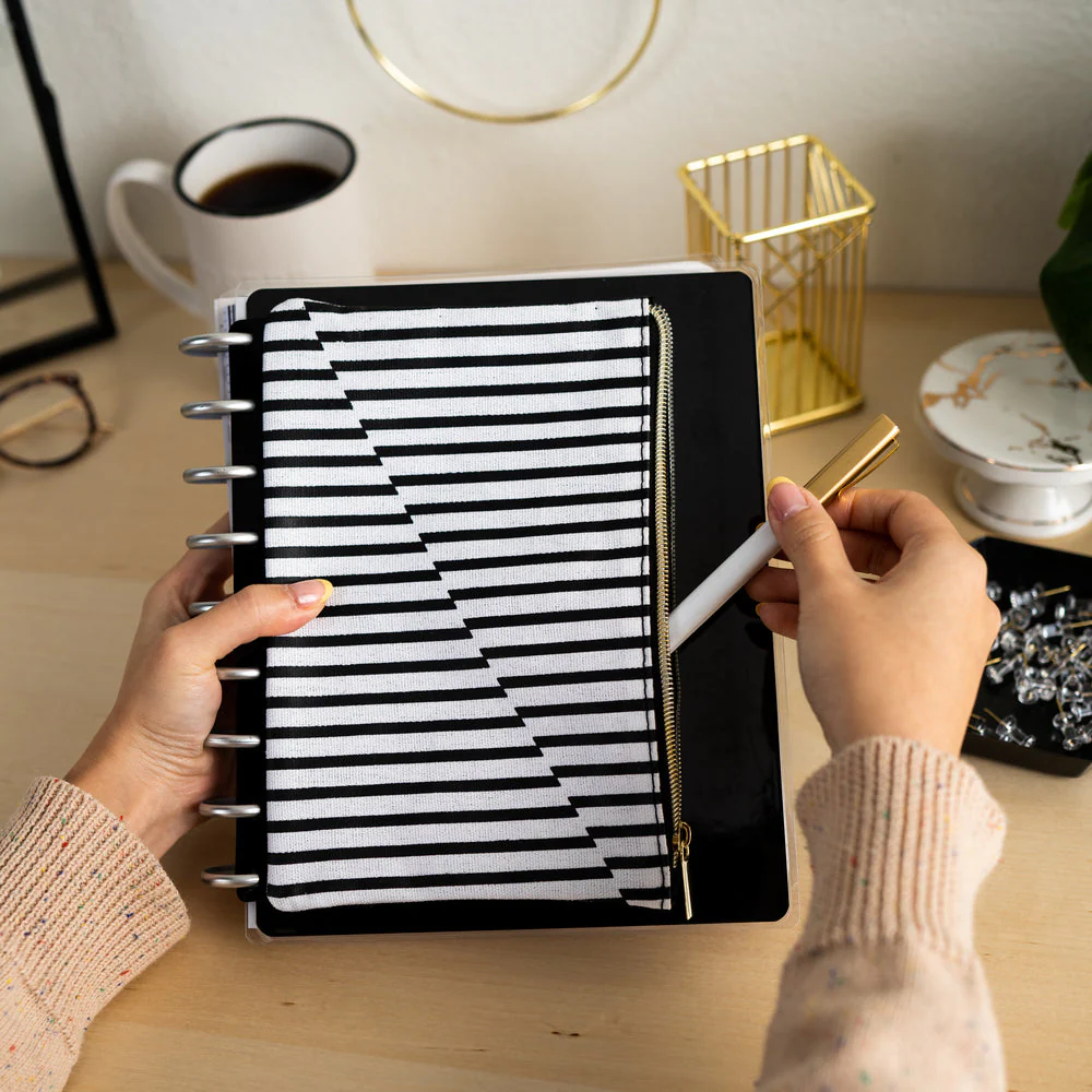 Classic Snap-In Pen Pouch - Abstract Shapes - Image 2