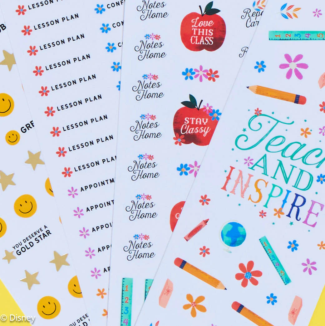 Classroom Brights Teacher - 8 Sticker Sheets - Image 3