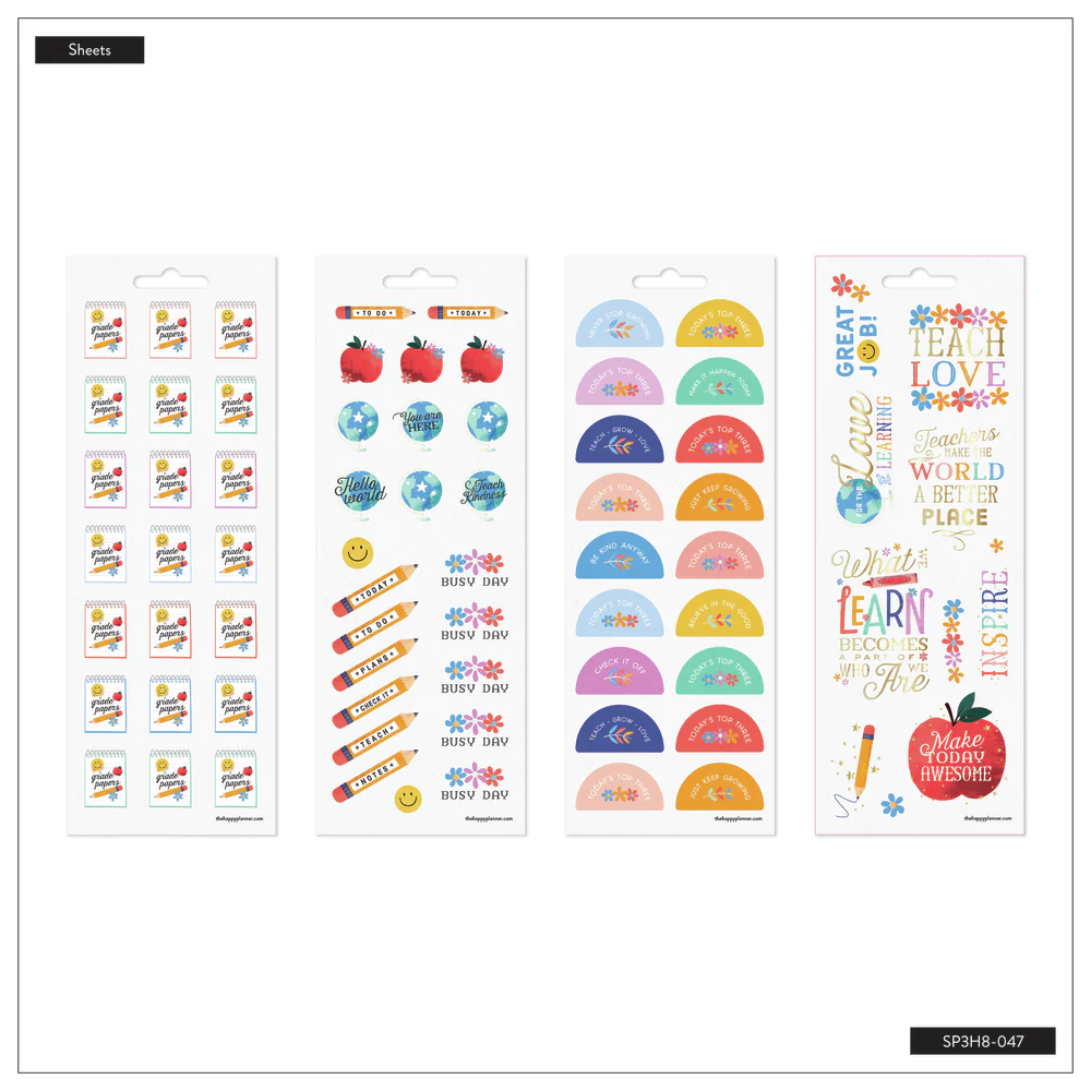 Classroom Brights Teacher - 8 Sticker Sheets - Image 5
