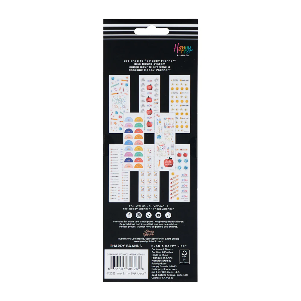 Classroom Brights Teacher - 8 Sticker Sheets - Image 7